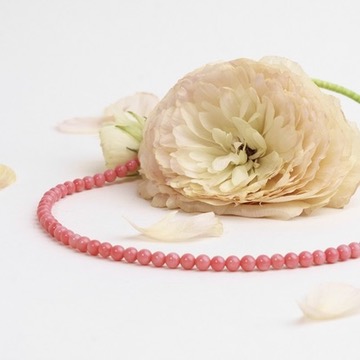 classic coral - perlekæde - catz, håndlavede smykker fra eget værksted