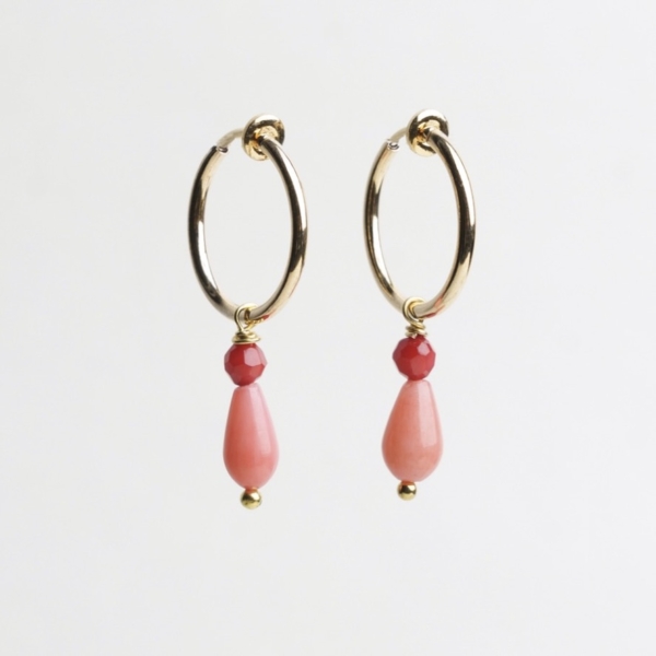 Creol til uden huller - Coral Drop Gold catz