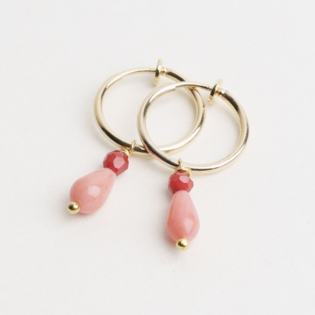 Creol til uden huller - Coral Drop Gold