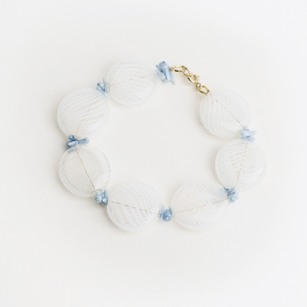 bubble bracelet blue coral catz
