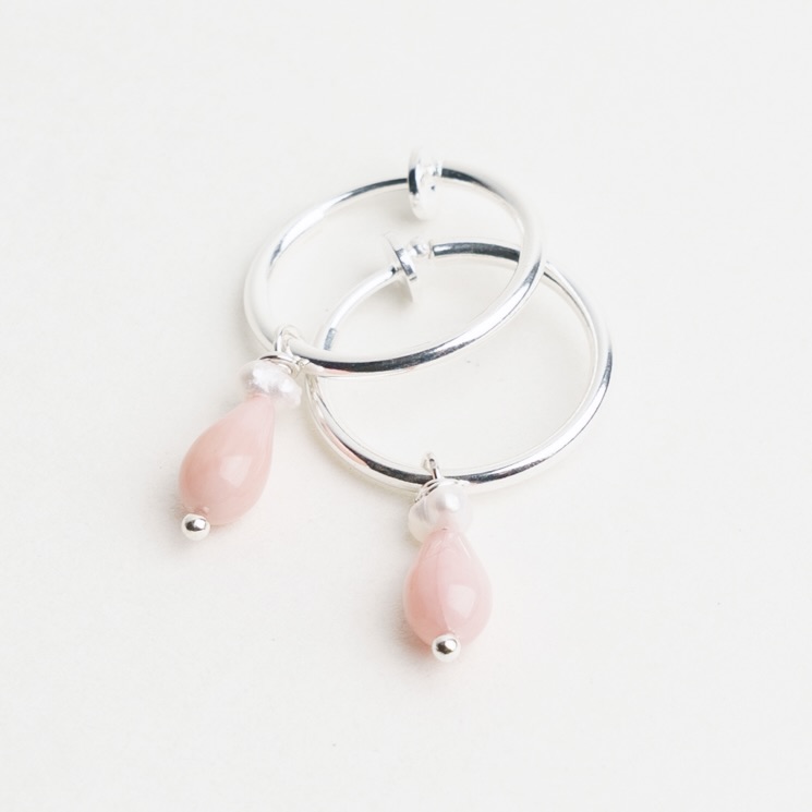 Creol til uden huller - Coral Drop Silver catz