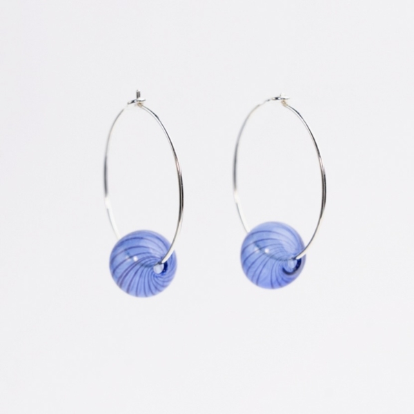 Bubble Hoops - blue catz