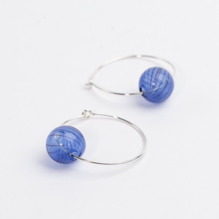 Bubble Hoops - blue catz