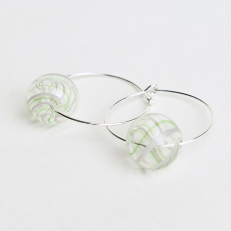 Bubble Hoop - white/green
