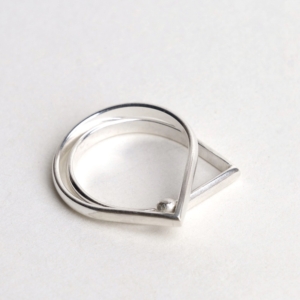 Circle and Square Ring catz bauhaus