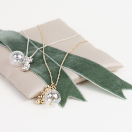 soap bubble halskæde catz - håndlavede smykker fra eget værksted