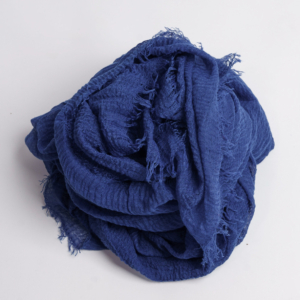 Crinkle tørklæde - royal blue