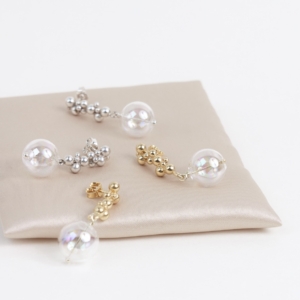 Soap Bubbles - ørestikker catz - håndlavede smykker fra eget værksted