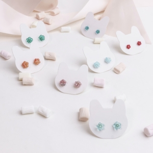Flower field - ørestikker catz for kids
