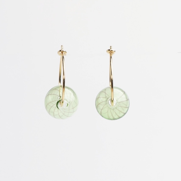 Bubble Hoop - green catz