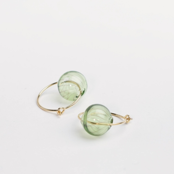 Bubble Hoop - green catz