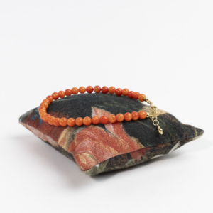 Orange Coral - armbånd, håndlavede smykker fra eget værksted