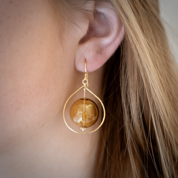 Drop Bubbles - øreringe catz, håndlavede smykker fra eget værksted