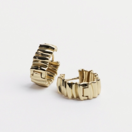 Folded Hoops - øreringe catz