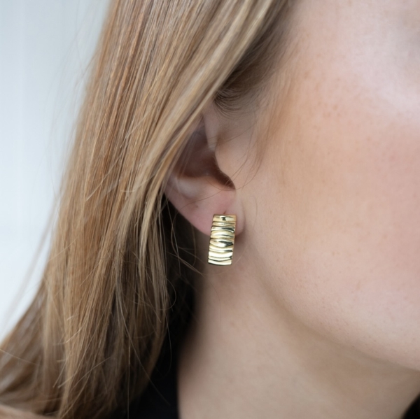 Folded Hoops - øreringe catz