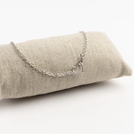 Heart Lock - Halskæde catz, håndlavede smykker fra eget værksted