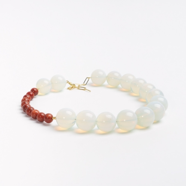 Opalite and Coral - perlekæde catz