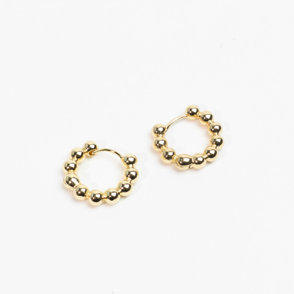 Large Ball Hoops - Øreringe catz