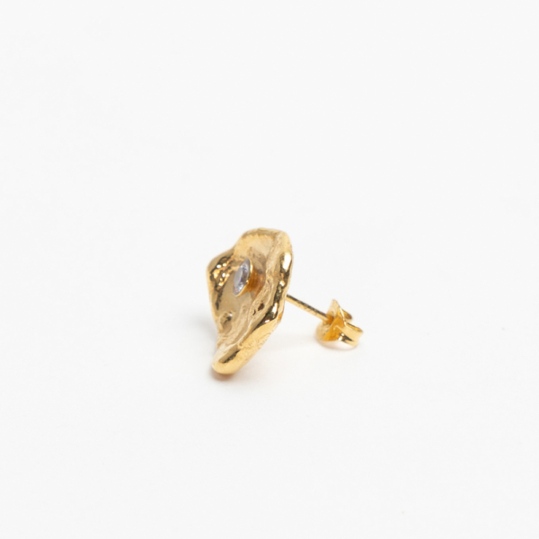 Aqua Single Earstud - no. 6 catz