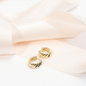 Chunky Twist Hoops - Øreringe catz