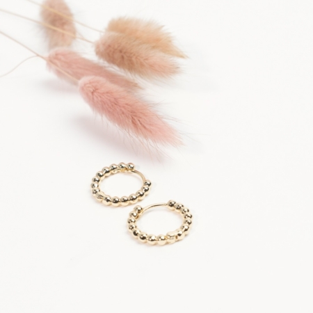 Small Ball Hoops - Øreringe catz