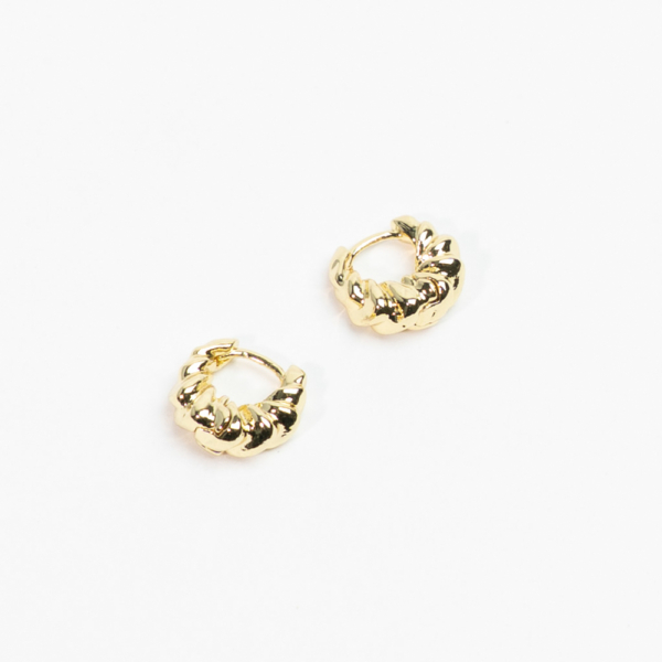 Thick Twist Hoops - Øreringe catz