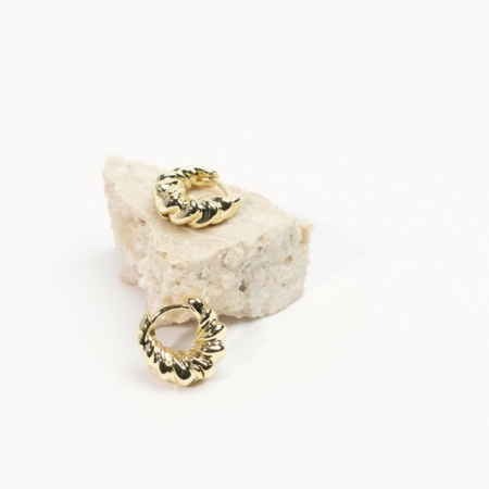 Thick Twist Hoops - Øreringe catz