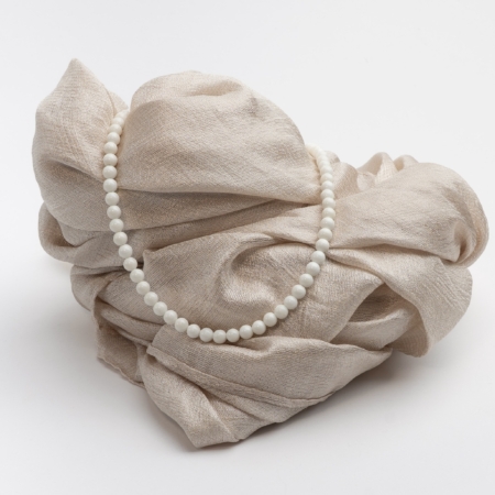 white coral - halskæde catz, håndlavede smykker fra eget værksted