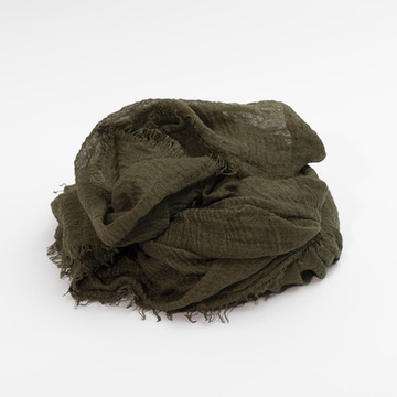 Crinkle tørklæde - khaki catz