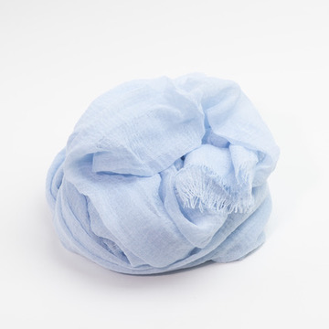 Crinkle tørklæde - baby blue catz