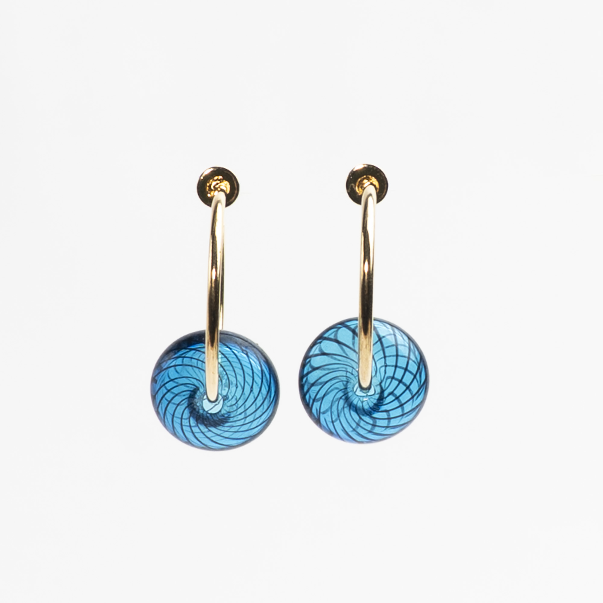 Creol til uden huller - Bubble Hoop 25 mm, catz, håndlavede smykker fra eget værksted