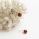 Red Coral - Øreringe, håndlavede smykker fra eget værksted