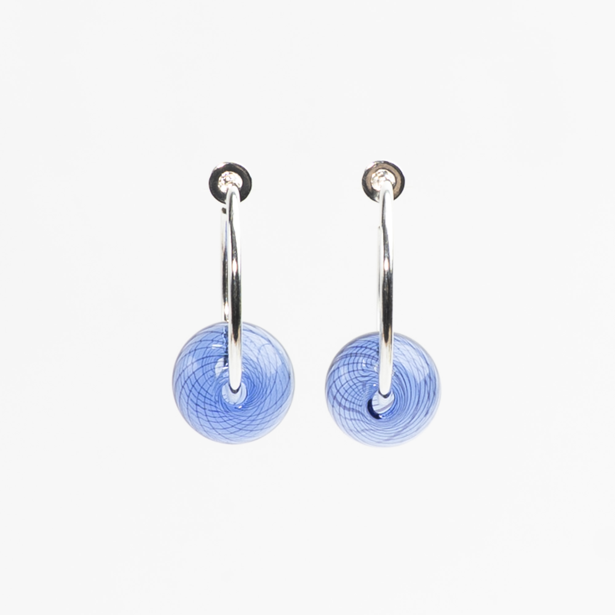 Creol til uden huller - Bubble Hoop 25 mm, catz, håndlavede smykker fra eget værksted