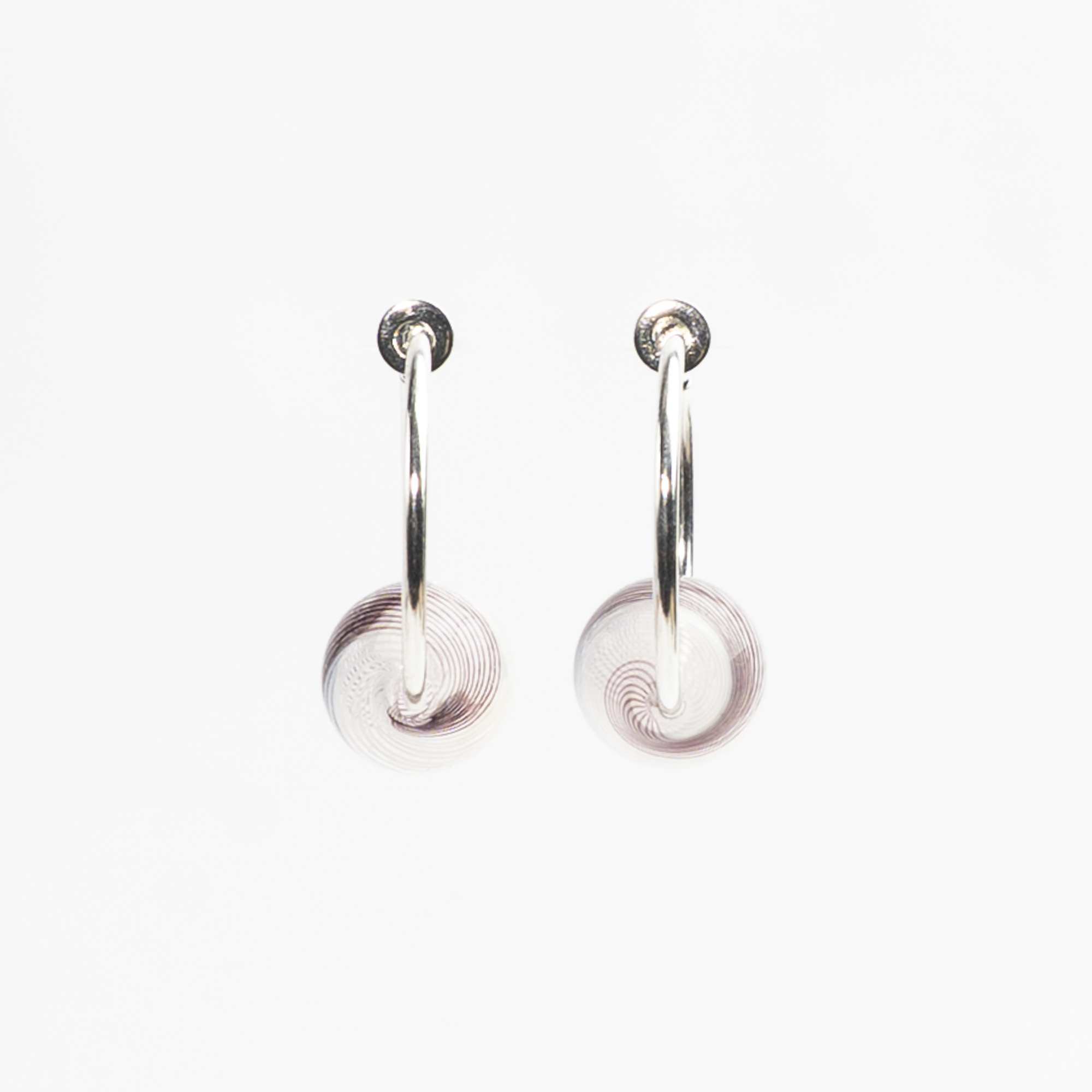 Creol til uden huller - Bubble Hoop 25 mm, catz, håndlavede smykker fra eget værksted