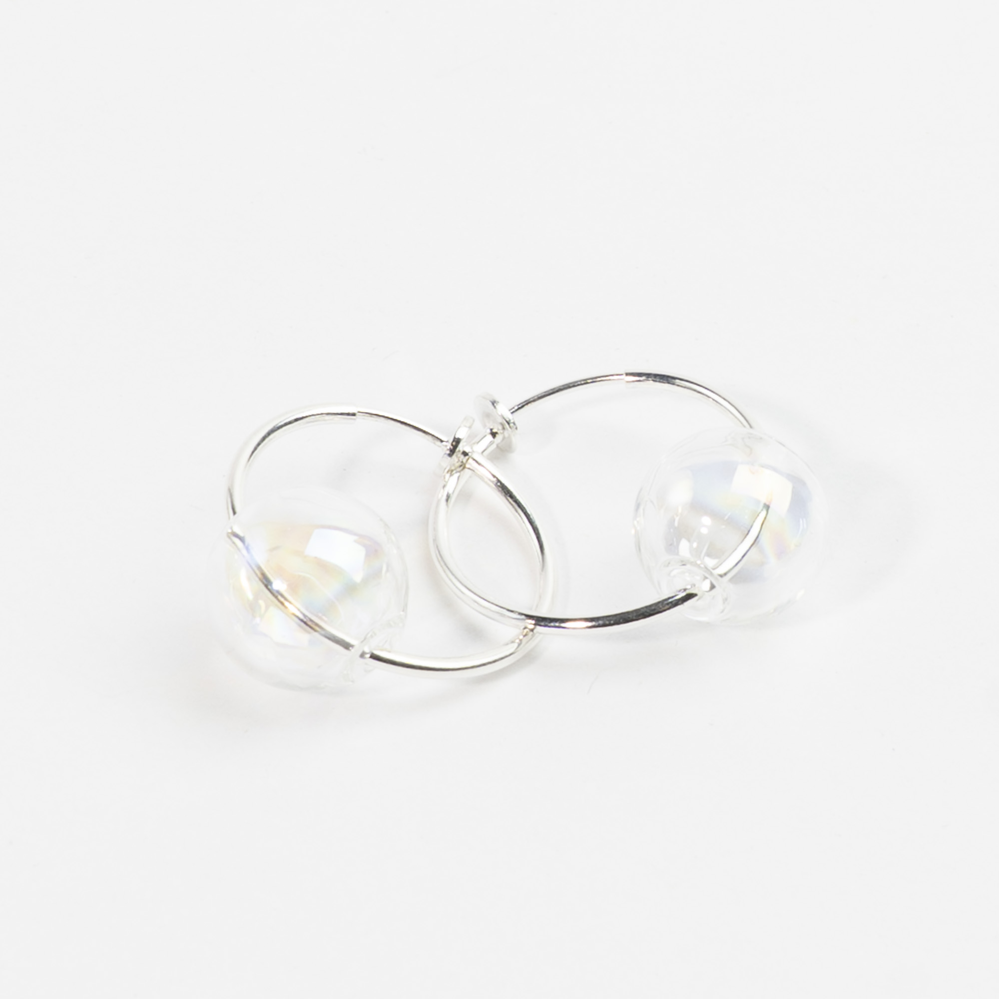 Creol til uden huller - Bubble Hoop 25 mm, catz, håndlavede smykker fra eget værksted