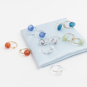 Creol til uden huller - Bubble Hoop 25 mm, catz, håndlavede smykker fra eget værksted