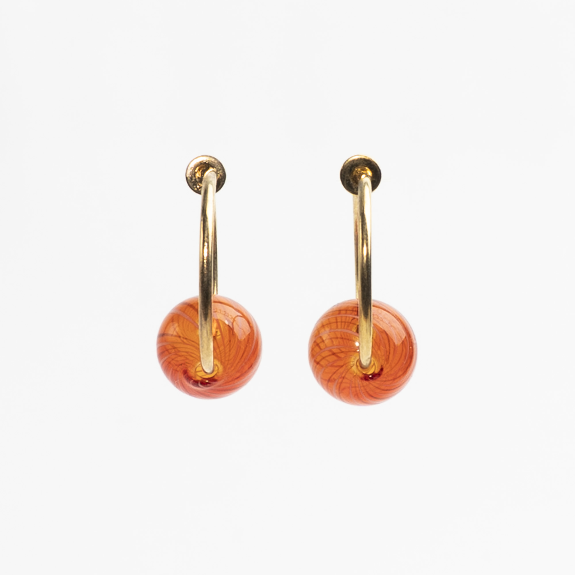 Creol til uden huller - Bubble Hoop 25 mm, catz, håndlavede smykker fra eget værksted