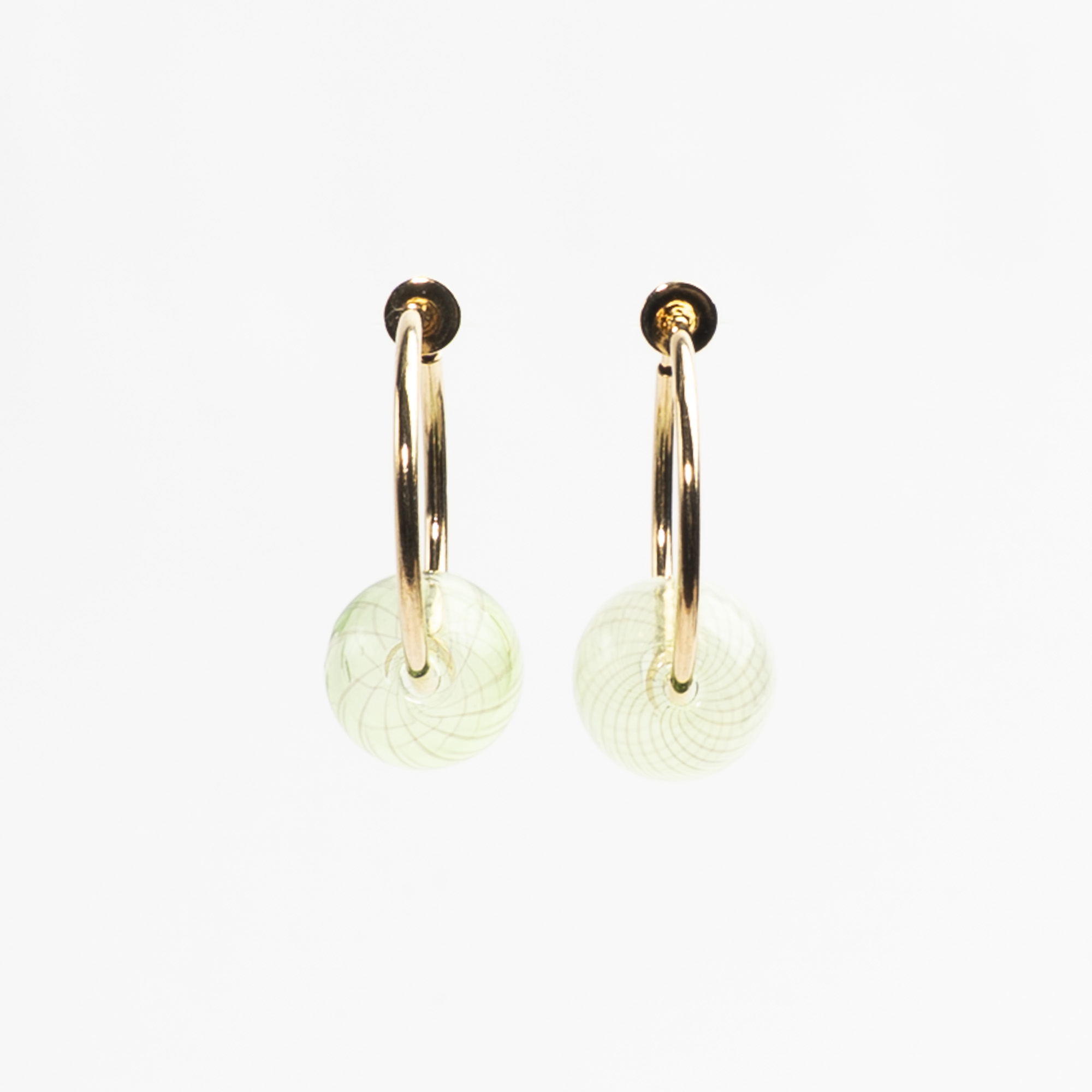 Creol til uden huller - Bubble Hoop 25 mm, catz, håndlavede smykker fra eget værksted