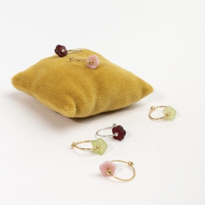 Flower Field Hoops - øreringe catz, håndlavede smykker fra eget værksted