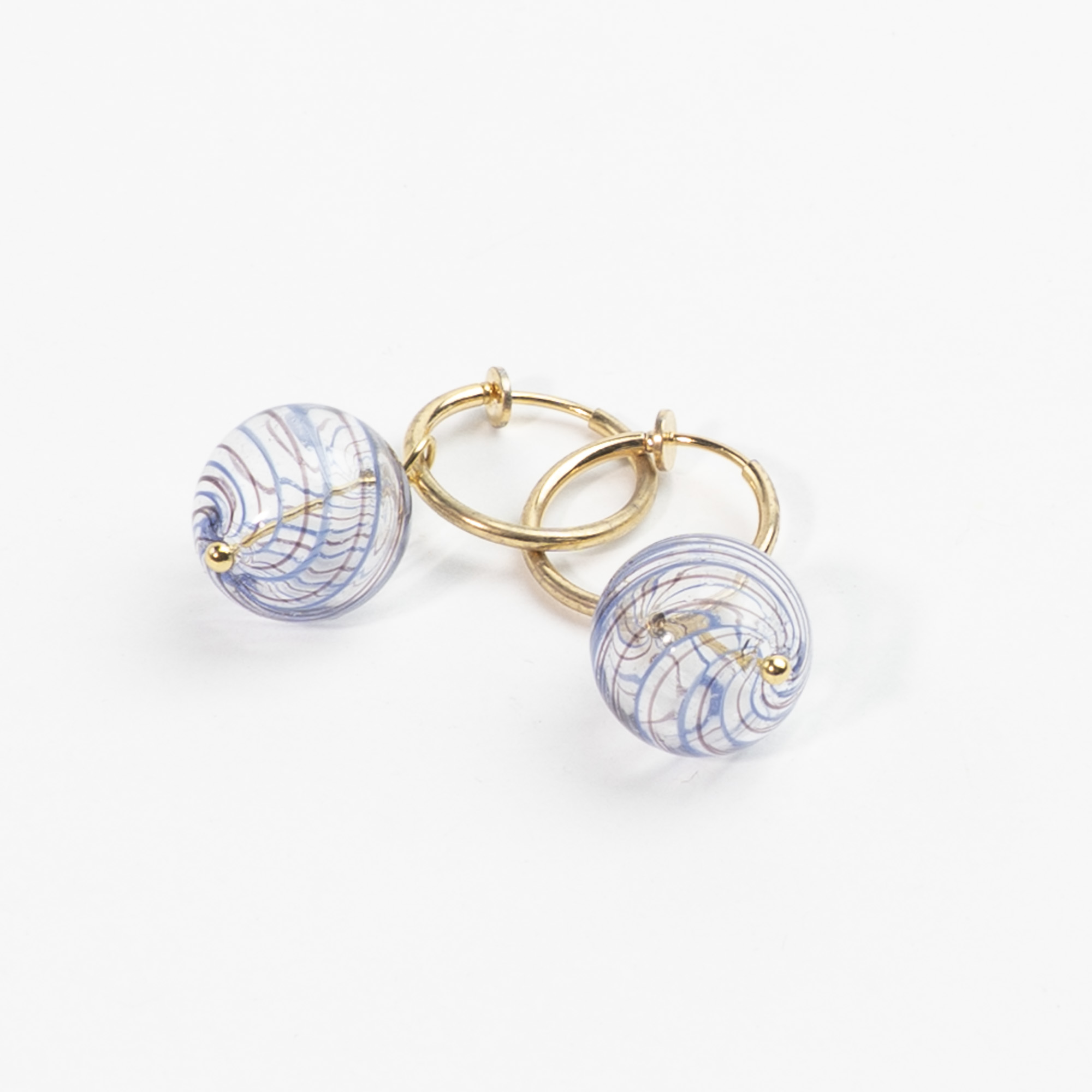 Creol til uden huller - Bubble Hoop 17 mm, catz, håndlavede smykker fra eget værksted