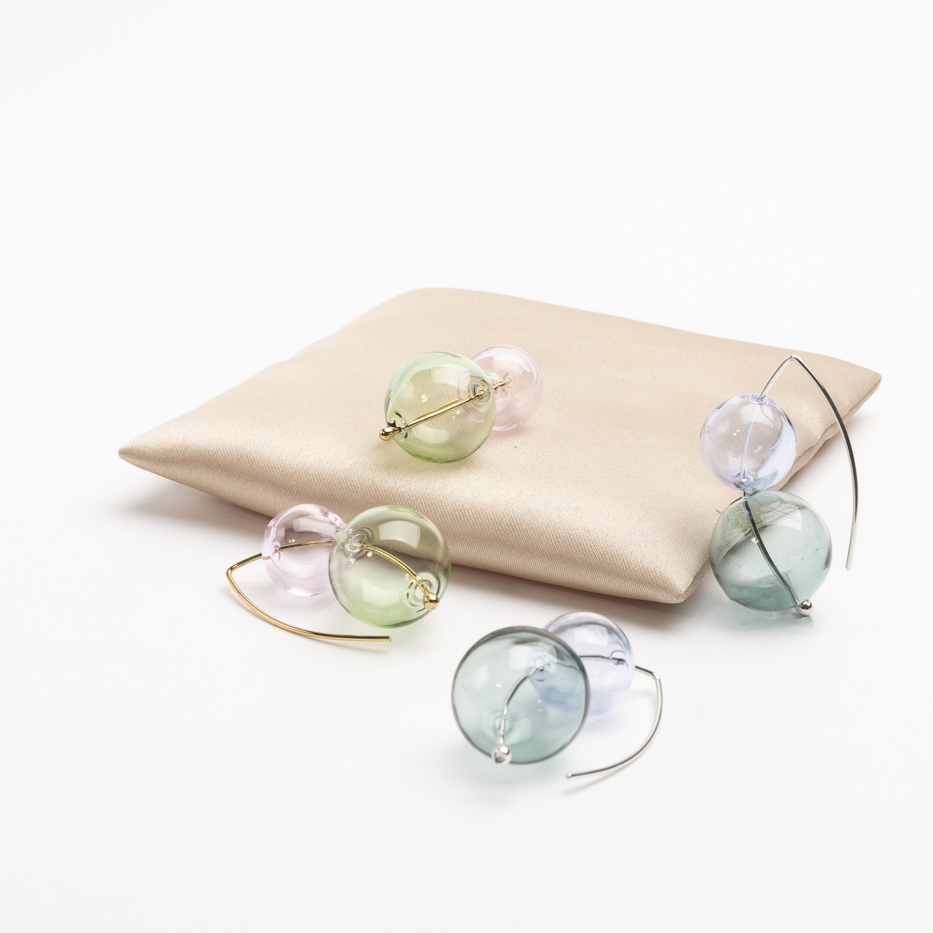 Double Bubble - øreringe catz, håndlavede smykker fra eget værksted