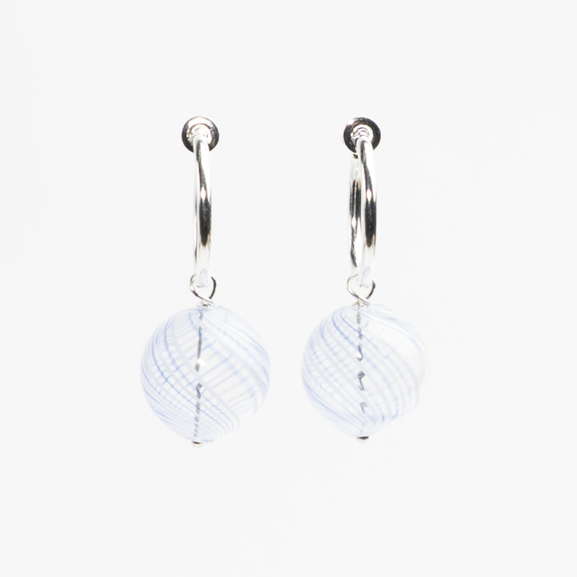 Creol til uden huller - Bubble Hoop 17 mm catz, håndlavede smykker fra eget værksted