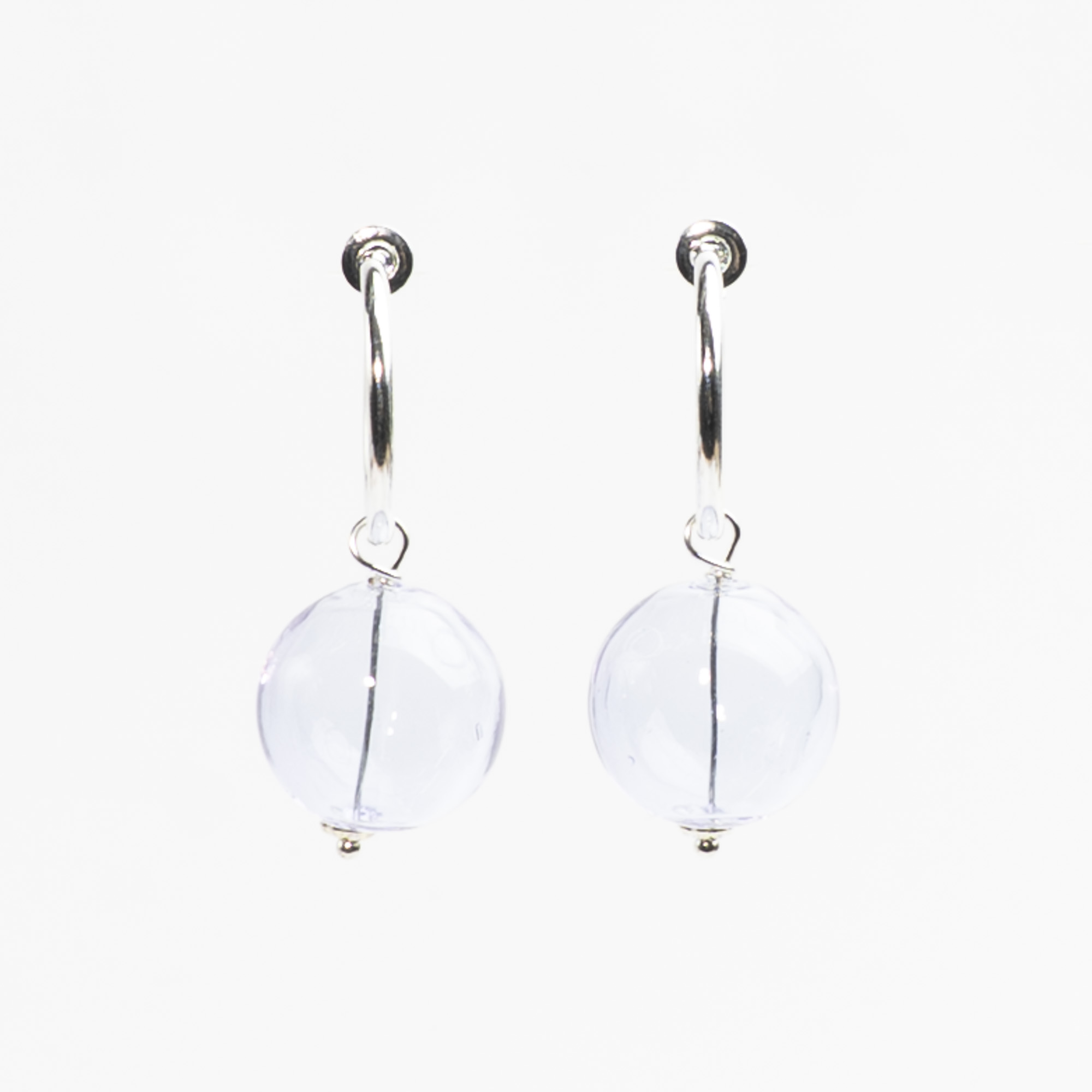 Creol til uden huller - Bubble Hoop 17 mm catz, håndlavede smykker fra eget værksted