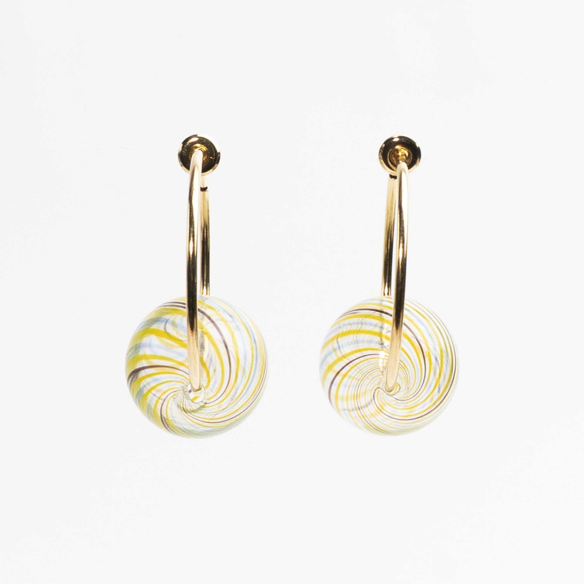 Creol til uden huller - Bubble Hoop 35 mm catz, håndlavede smykker fra eget værksted