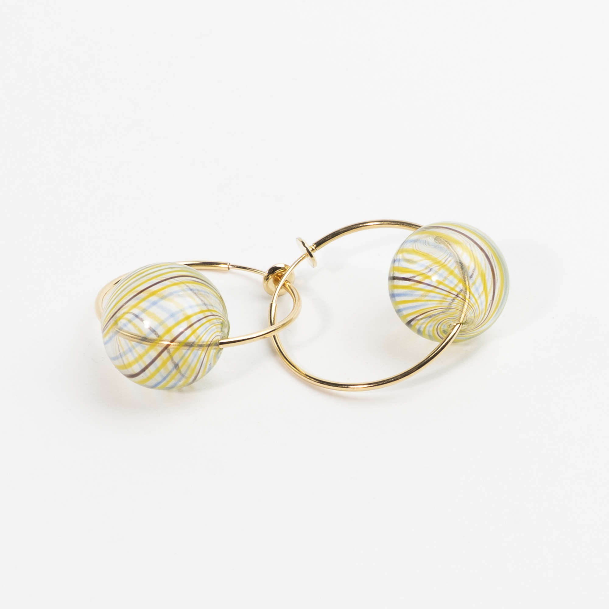 Creol til uden huller - Bubble Hoop 35 mm catz, håndlavede smykker fra eget værksted