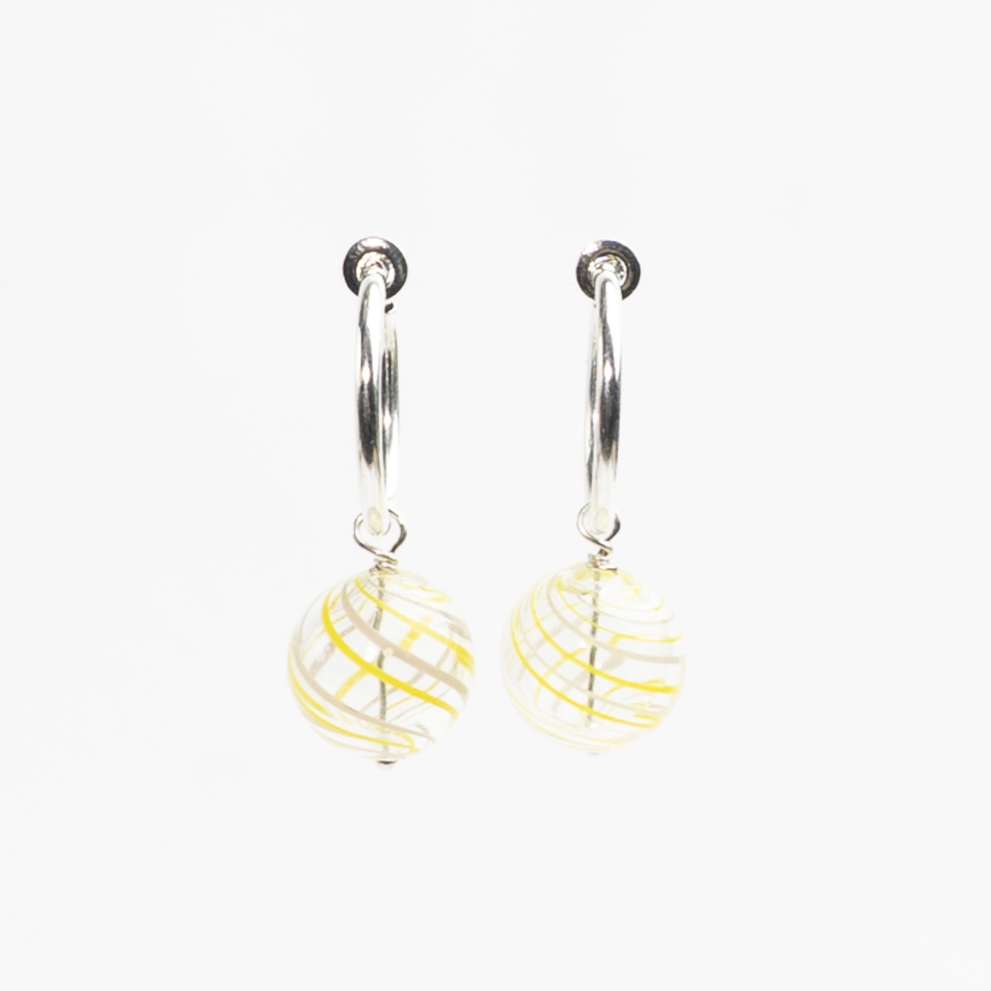 Creol til uden huller - Bubble Hoop 17 mm catz, håndlavede smykker fra eget værksted