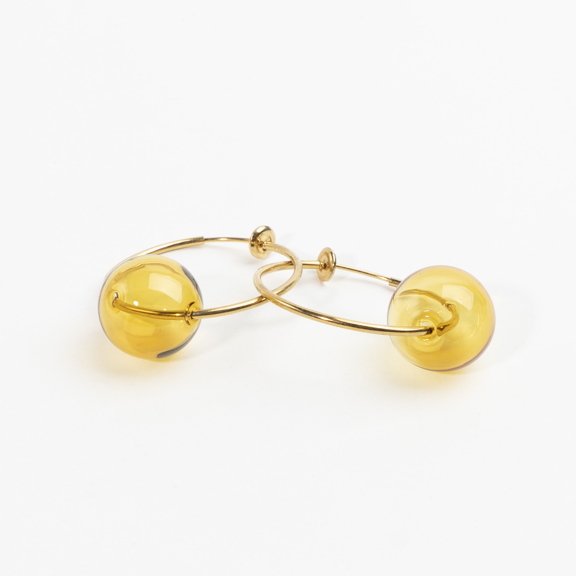 Creol til uden huller - Bubble Hoop 35 mm catz, håndlavede smykker fra eget værksted