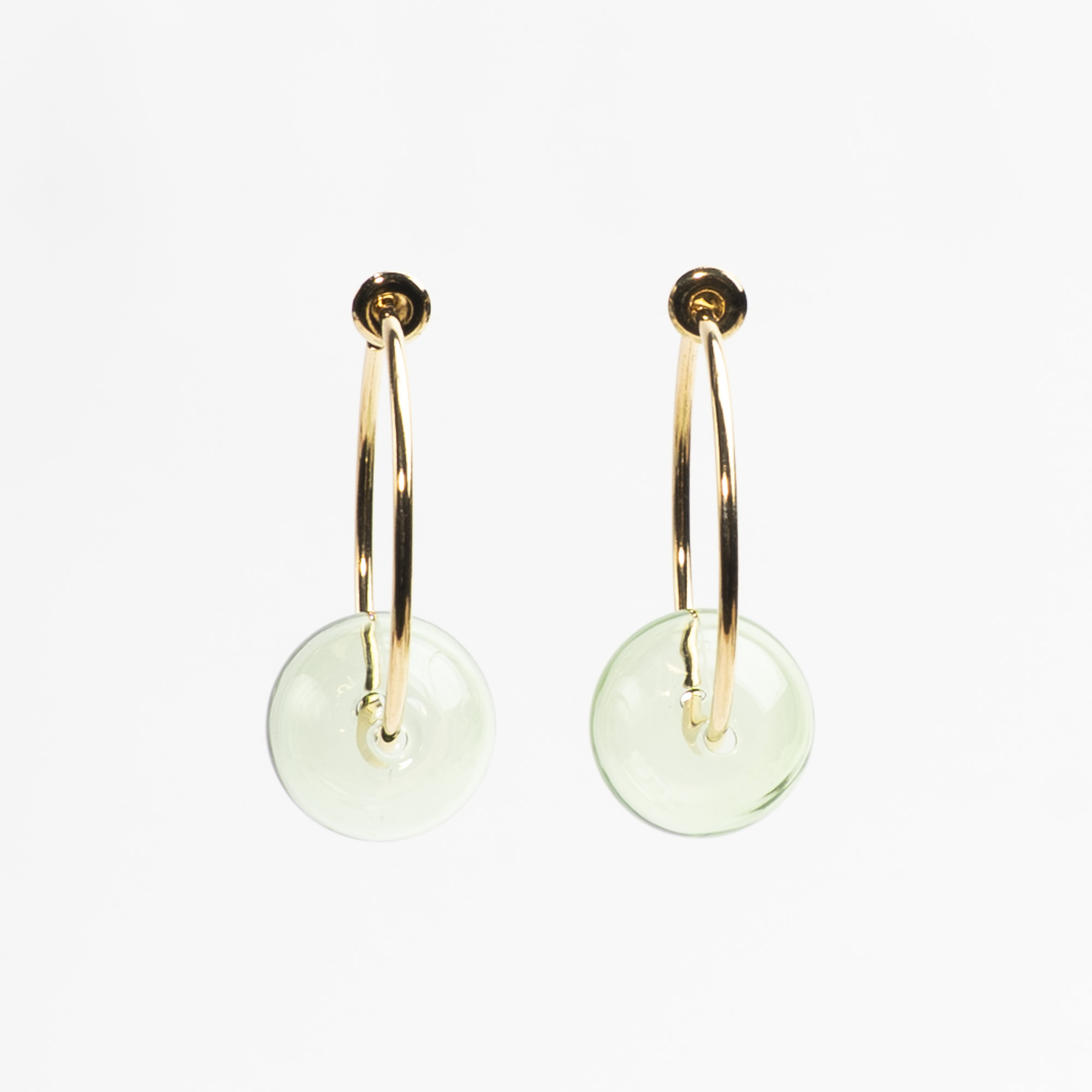 Creol til uden huller - Bubble Hoop 35 mm catz, håndlavede smykker fra eget værksted