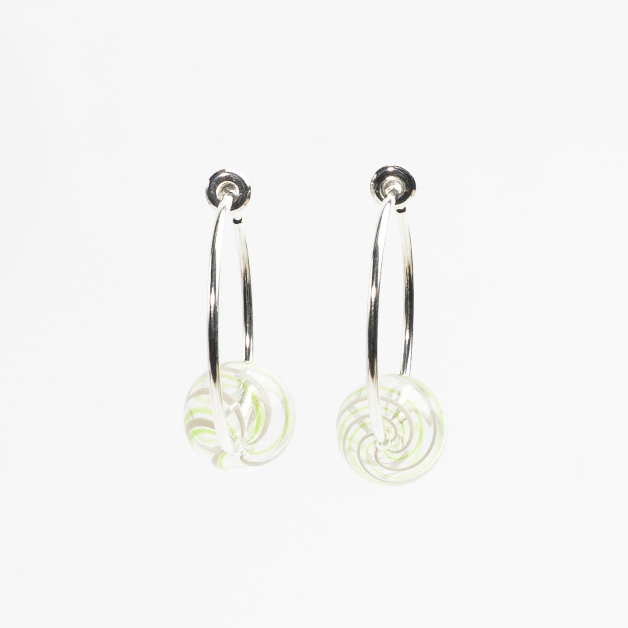 Creol til uden huller - Bubble Hoop 35 mm catz, håndlavede smykker fra eget værksted