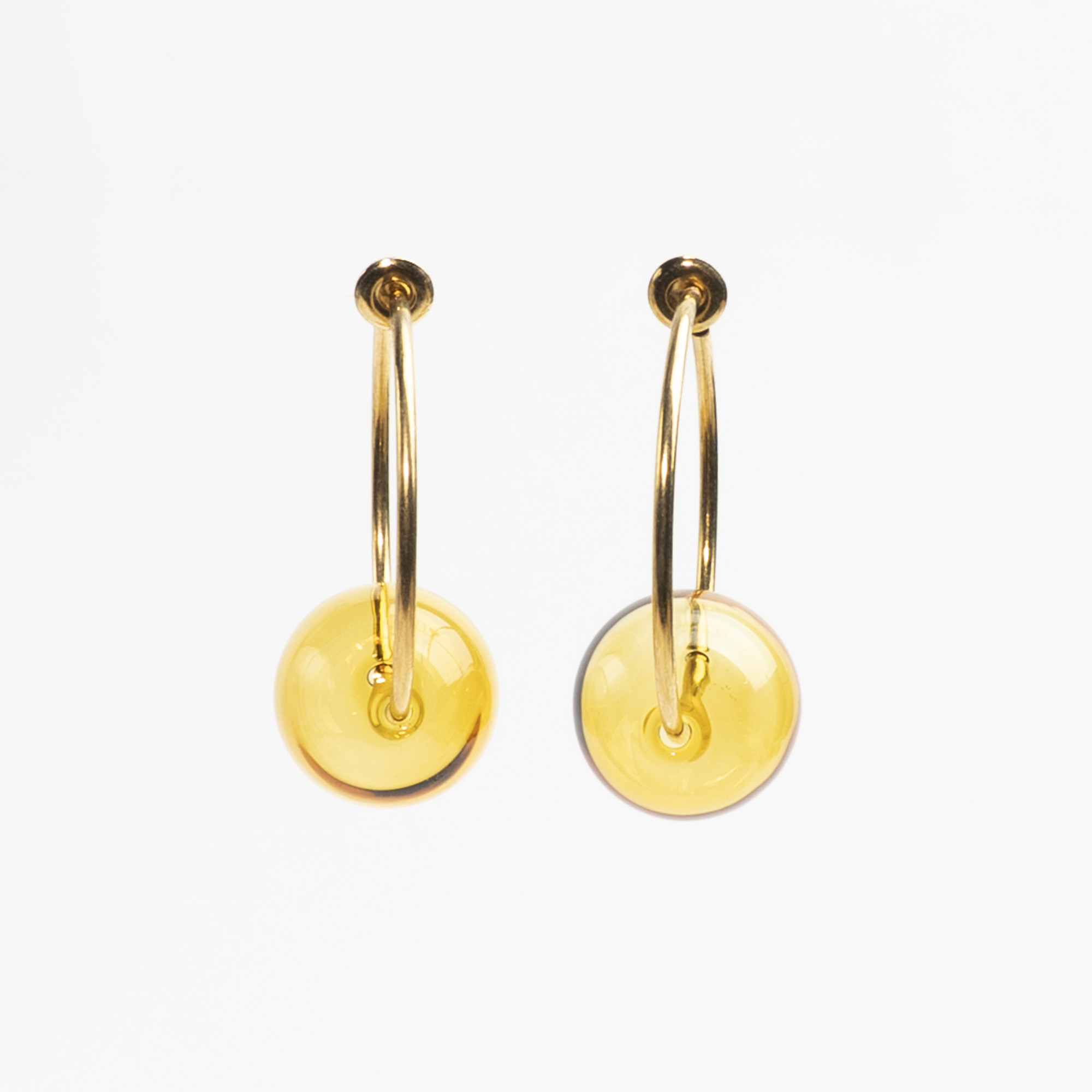 Creol til uden huller - Bubble Hoop 35 mm catz, håndlavede smykker fra eget værksted